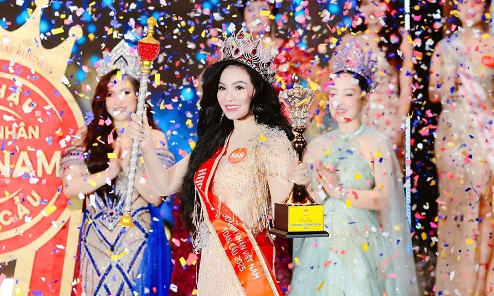 Nữ doanh nhân Bắc Giang đăng quang Hoa hậu Doanh nhân Việt Nam toàn cầu 2025